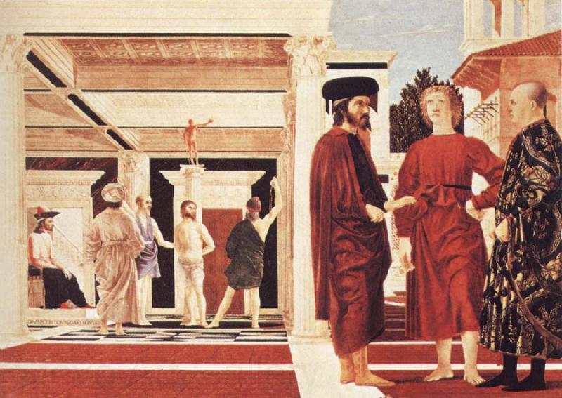 Piero della Francesca The Flagellation of Jesus